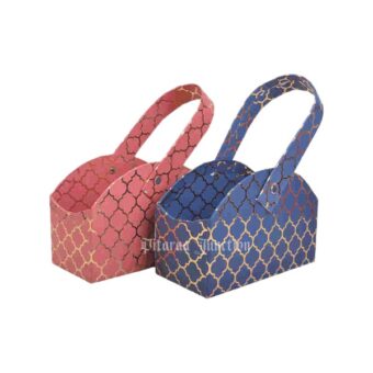 2 Jar Basket with Round Handle