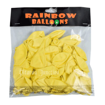 Yellow Coloured Pastel Balloons