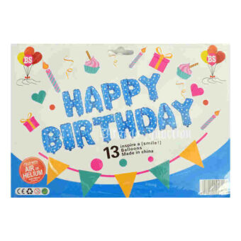 Happy Birthday Letters Foil Balloons