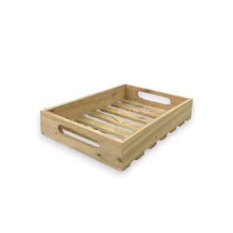 Wooden Rectangle Tray with handle