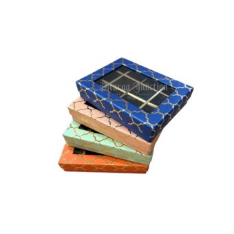 Cavity Foil Print Chocolate Window Boxes