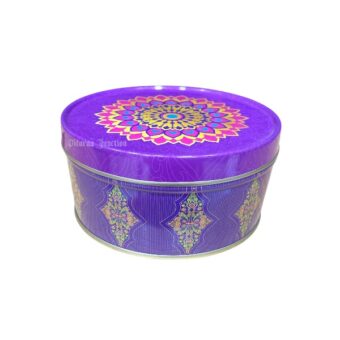 Tin Cookie box - Lavender