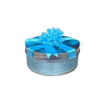 Tin box 80 with Blue Ribbon