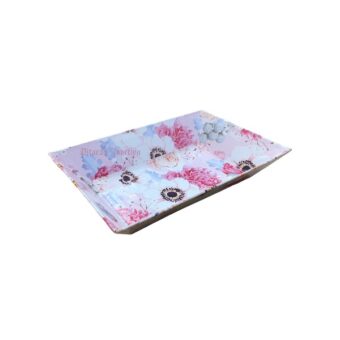 Paper tray bottom - Floral Pink