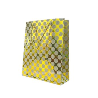 Golden - Silver Polka dots bags