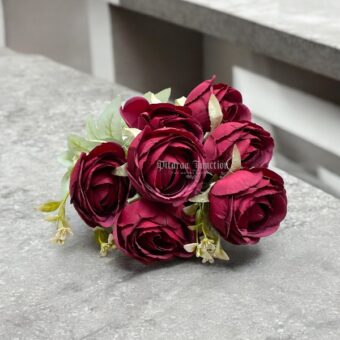 Artificial Multiflora Flower Roses Sticks Bunch-no3