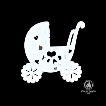 White Mount Broard Decor-Baby gadi