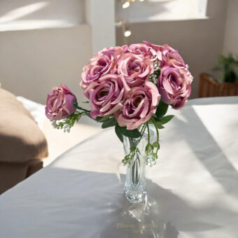 Artificial Lovely Rose Fake Flowers Sticks Bunch-no12