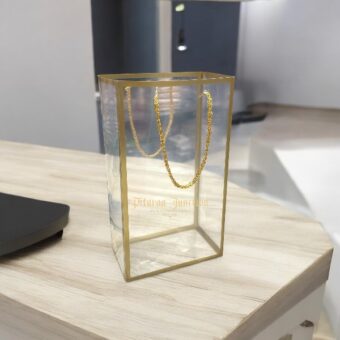 PVC Bags with Golden less-Transparent