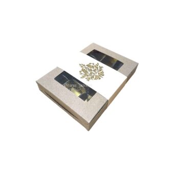 Brown Chocolate Cavity Box With Patti