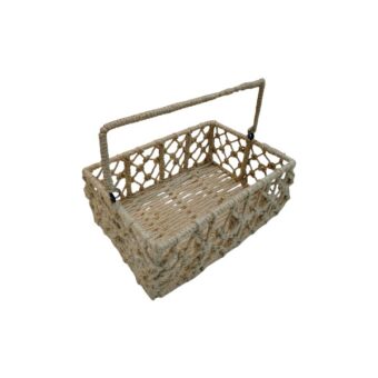 Metal Jute Handle Basket